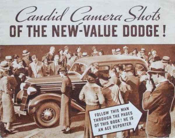 Dodge Modelprogram 1935 "The new value Dodge" Carbrochure (9991)